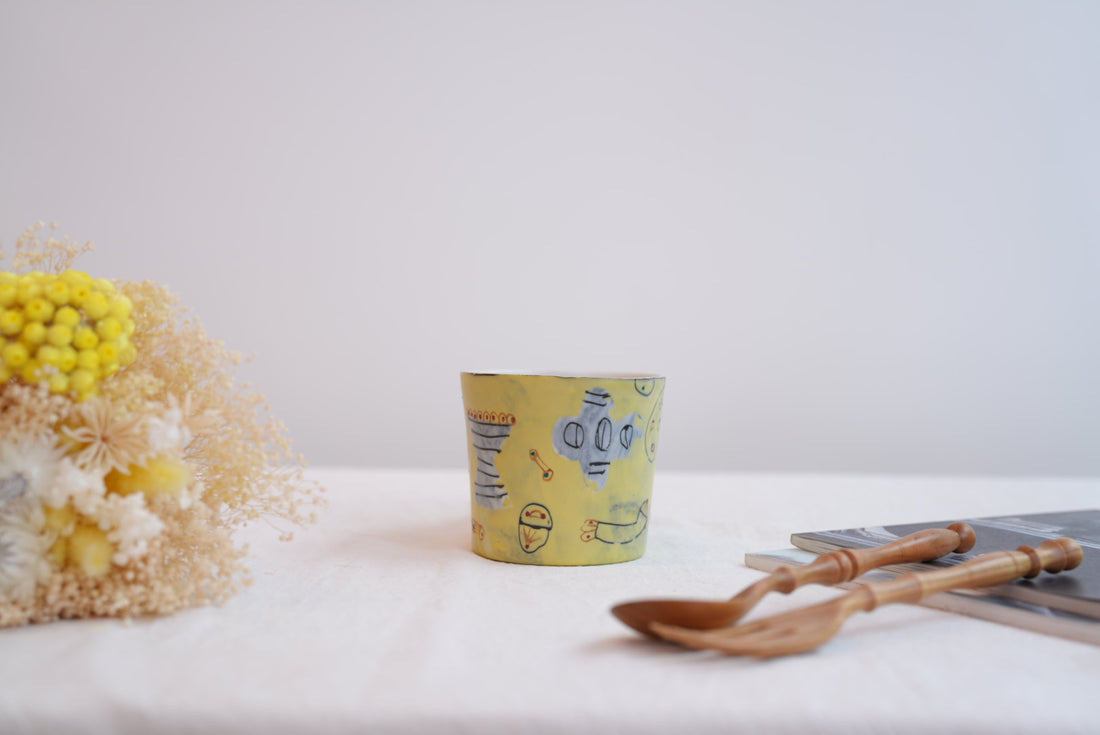 Hamasaka Naoko 浜坂尚子  Hand Painted Mug - HN02 #4