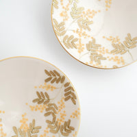 Natsumi Iino 飯野夏實 Gold Decor Small Plate - Mimosa NI002a