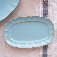 Minoware Tableware - Blue Long Plate
