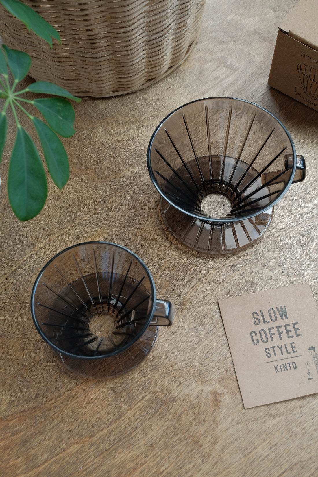 KINTO SCS Plastic Brewer Clear Grey