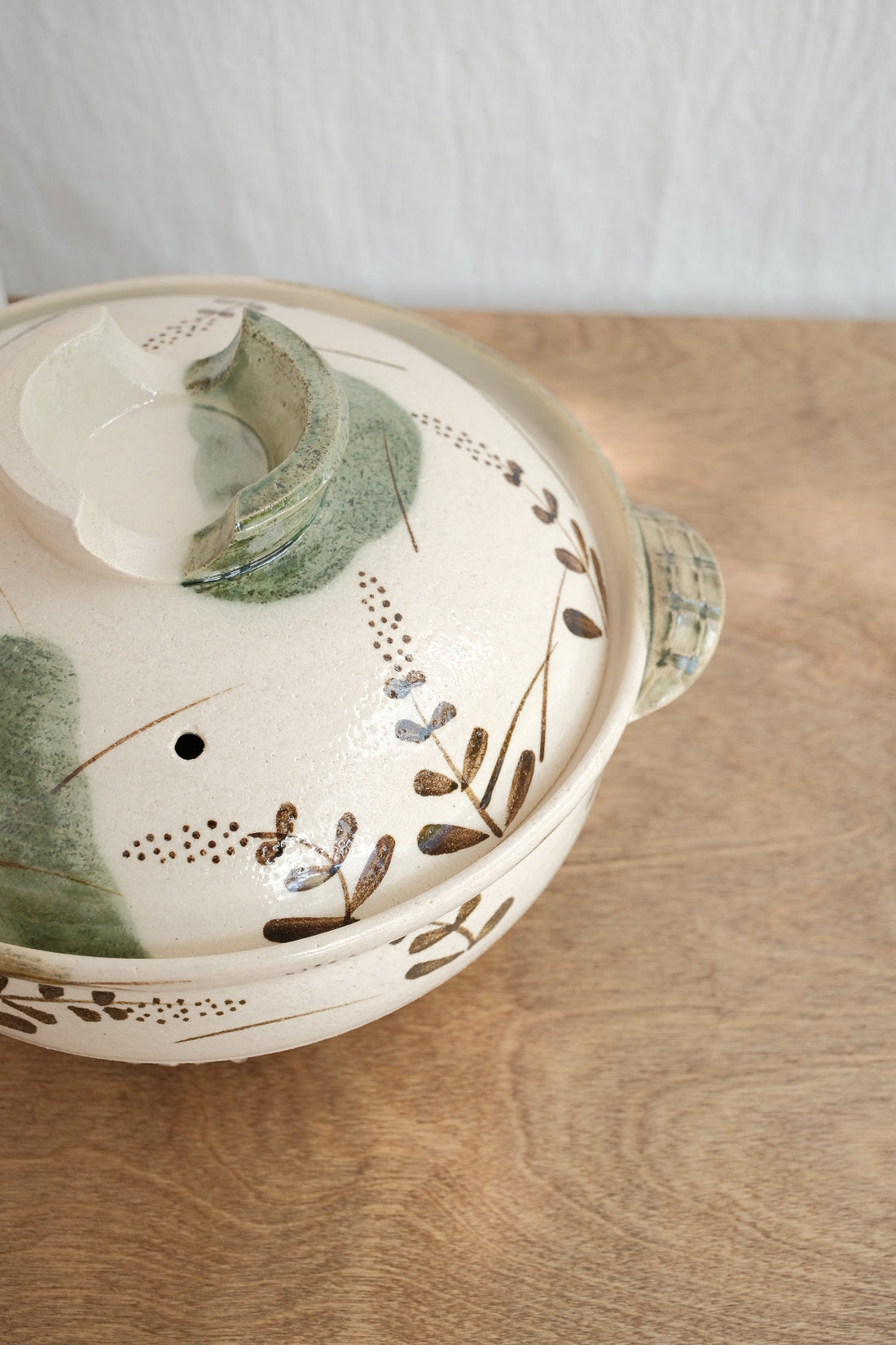 Donabe Banko Ware No.9 Grass Clay Pot