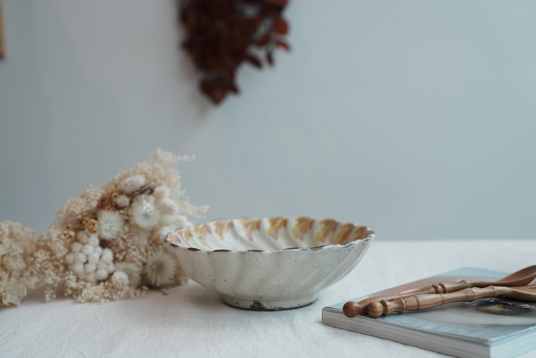 TATA Pottery Studio 田中大輝 & 田边桂- Slip Round Bowl TP15 #2