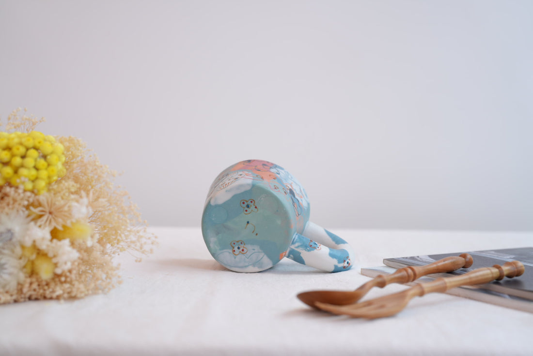 Hamasaka Naoko 浜坂尚子  Hand Painted Mug - HN02 #1