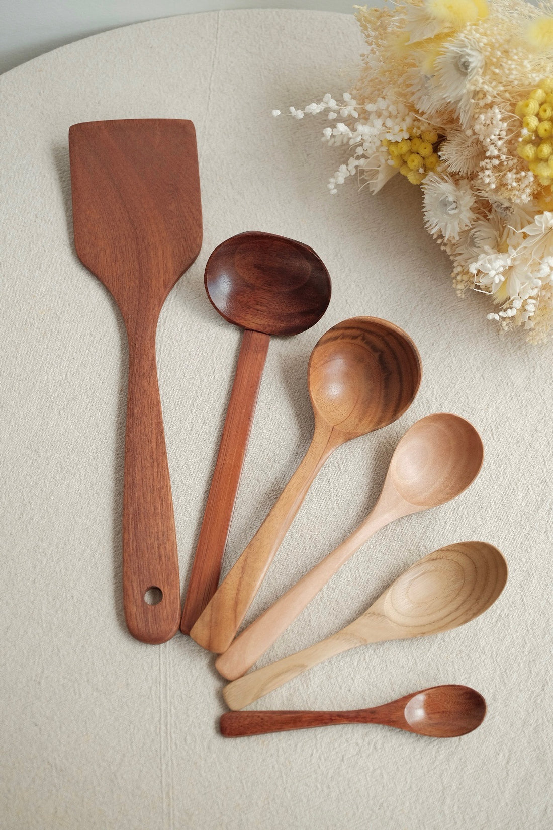 Natural Wood Kitchen Tools