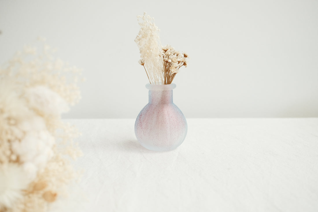 Aika x Iwasawa Glass Handmade Mini Flower Vase
