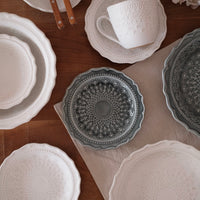 Mashiko Ware White Lace Collection