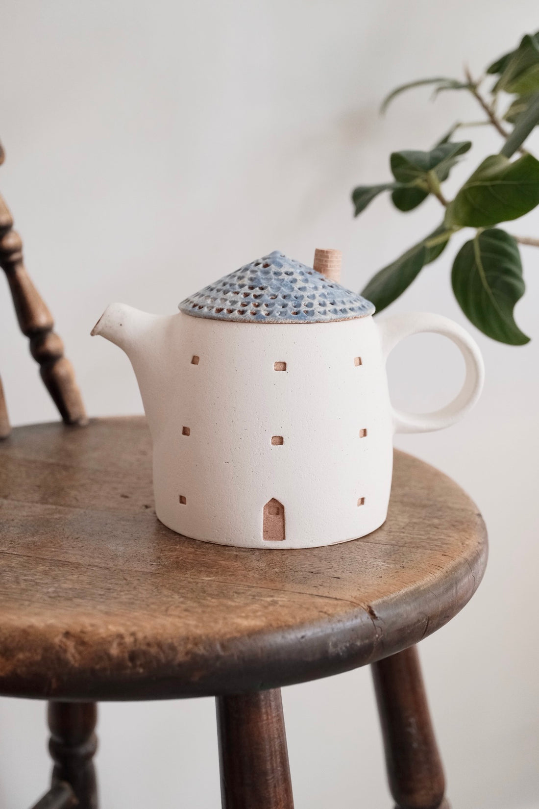 Forest Seed Pottery Ceramic Clay House Tea Pot