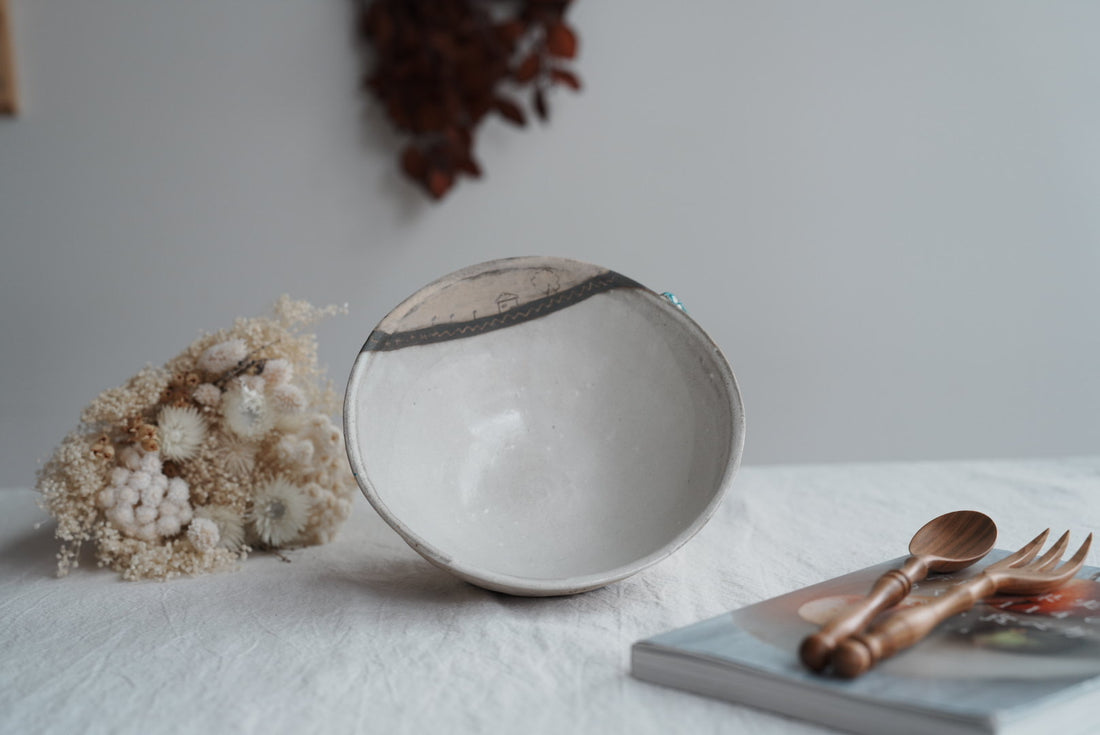 Akemi Suzuki 鈴木明美 - Blue Car Ramen Bowl - 18cm AS14b