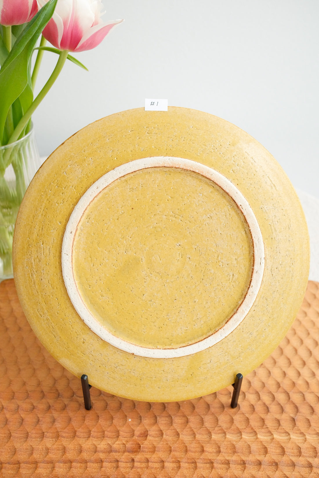 Makiko Okizawa 冲澤真纪子- 21cm Flower Plate MA08