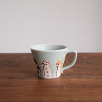 Hasami Ware Matte Cat Mug
