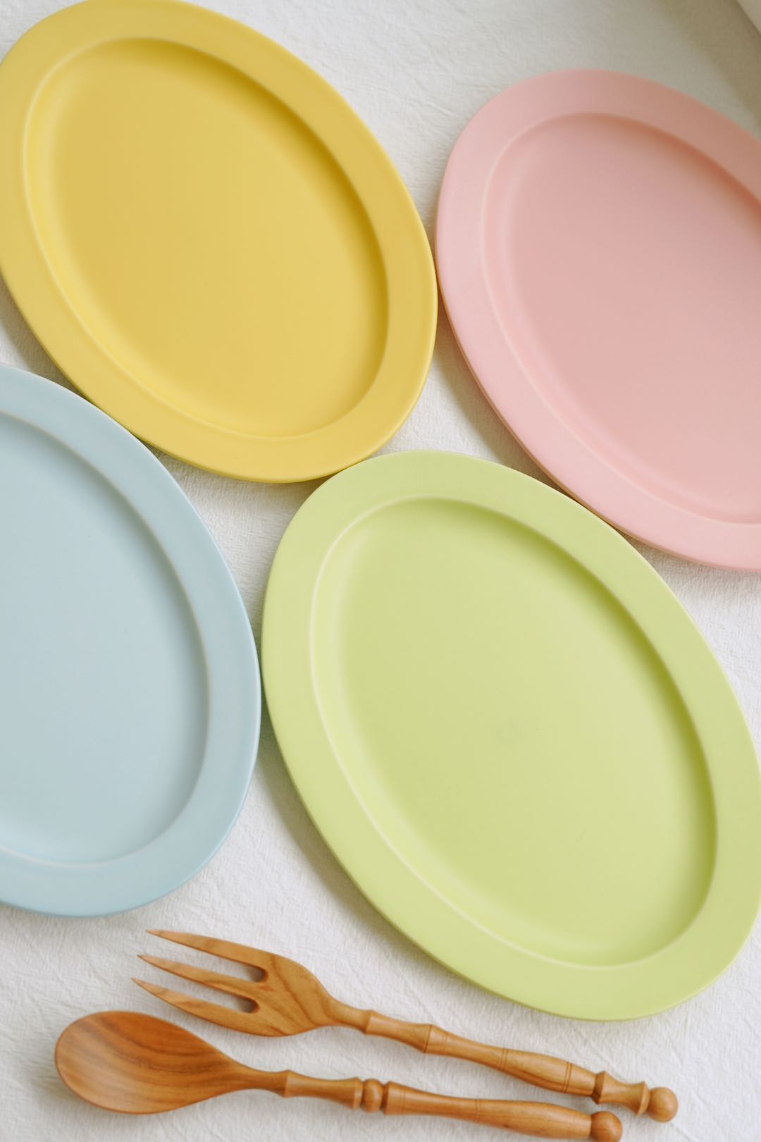 SAKUZAN Sara Gift H Set (4 Medium Oval Plates)