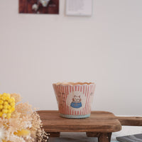 Cozy Nook - Patterned Free Cup with Line Details- CN16 #1