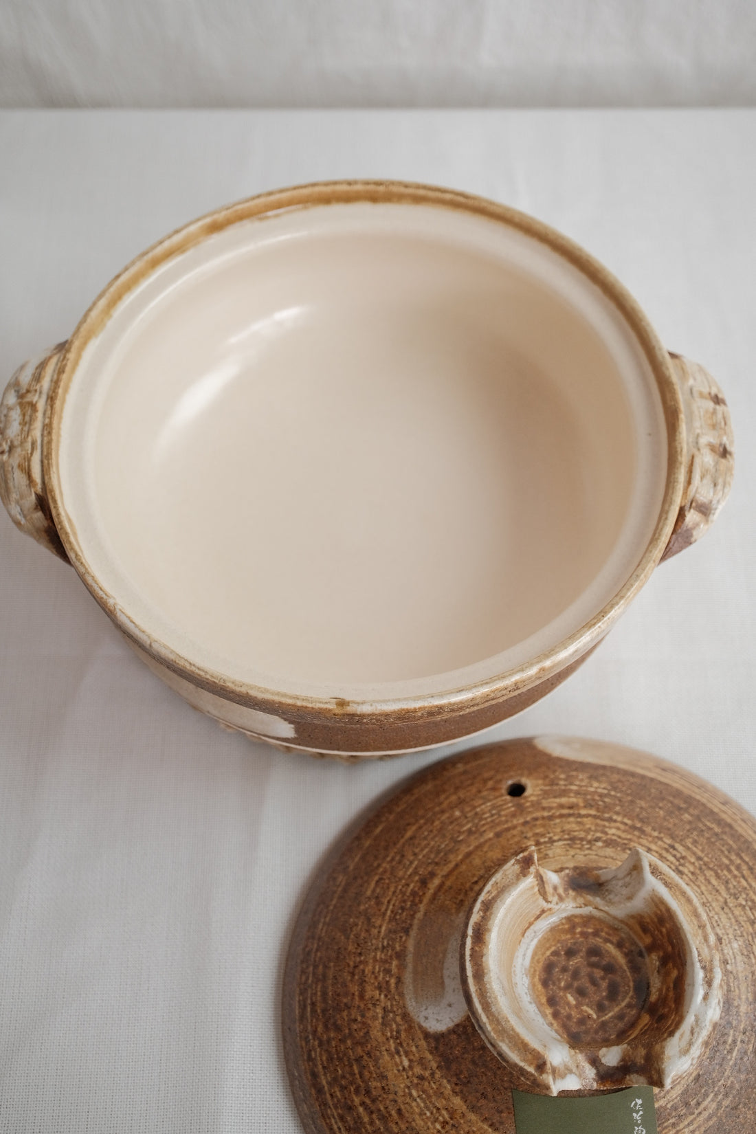 Donabe Banko Ware No.7 Brown Clay Pot