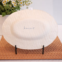 Hacorie 石丸和美 Oval Plate - Stamp HC13