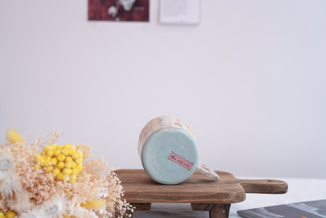 Cozy Nook - Flower Ring Handle Mug- CN05 #2