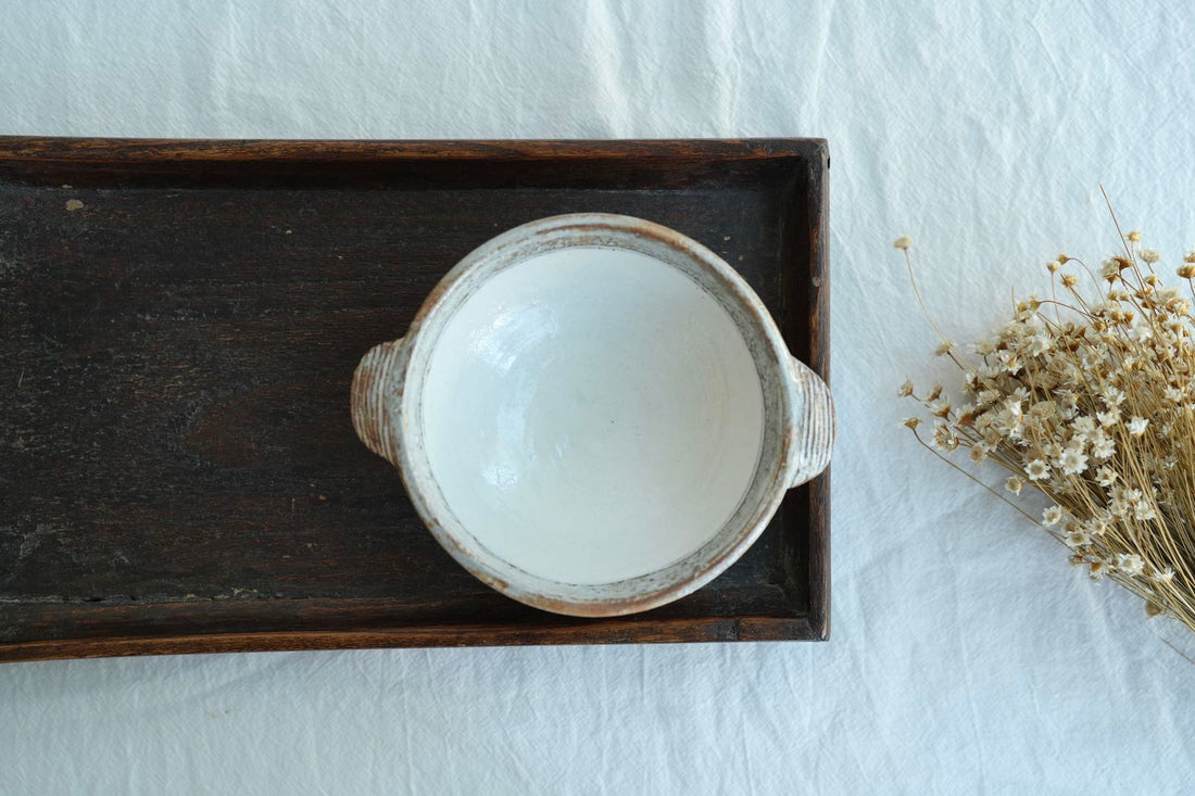 Hirokazu Furutani 古谷浩一 - Round Bowl with Handles HF15