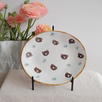 Kato Mikiko 加藤美纪子 Oval Plate - MK07