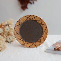 TAMA10- Waffle Cone Plate - Chocolate Syrup TA03