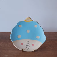 Cosael demon blue hair plate