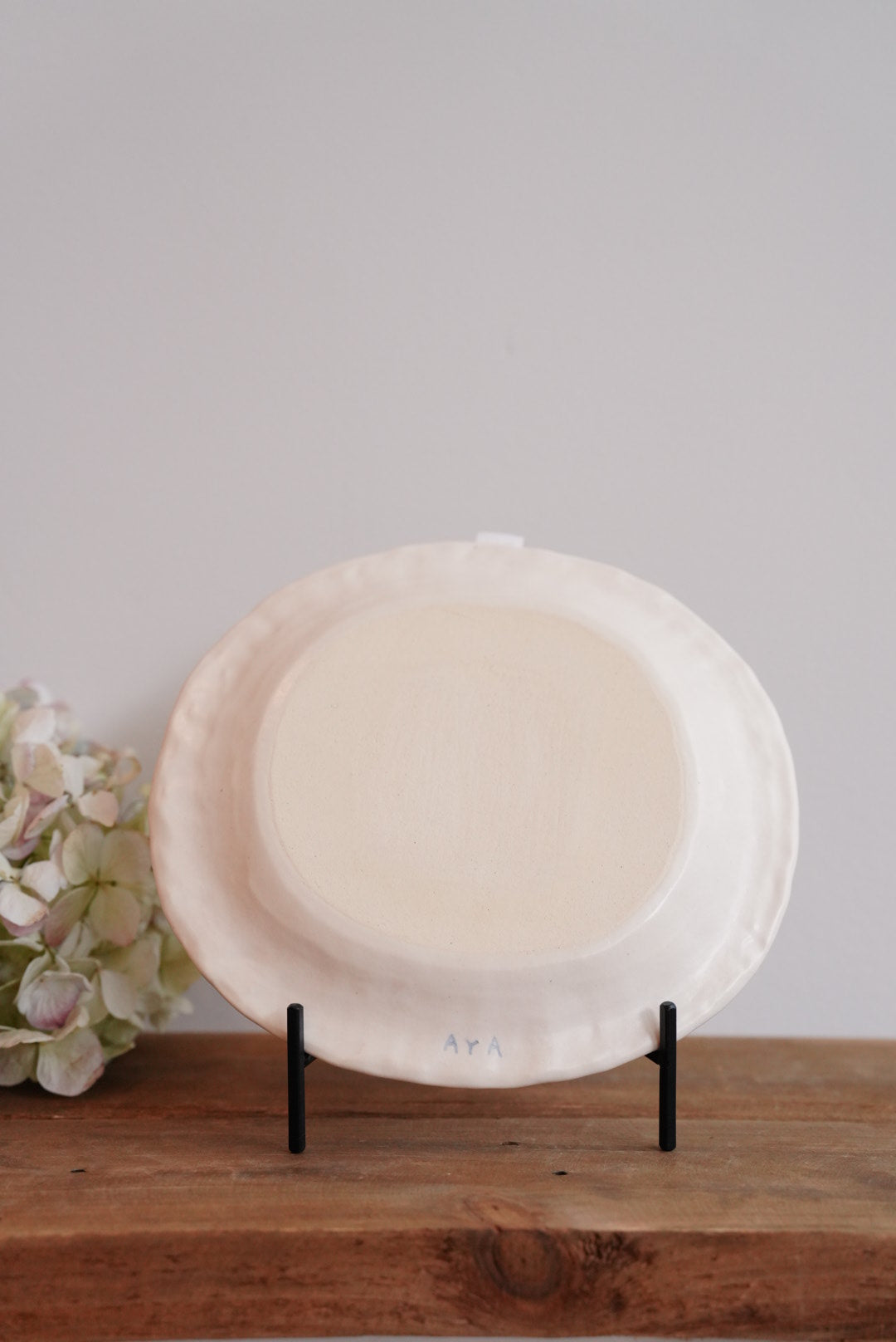 Aya Furusawa 古澤彩- Round Plate With Rim AF06-1