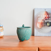 Satomi Motohashi 本橋里美 Bird Mug - Blue SM10