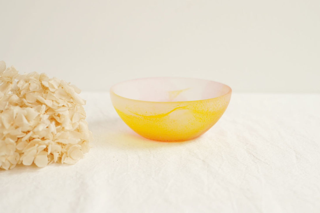 Aika x Iwasawa Glass Handmade Small Bowl