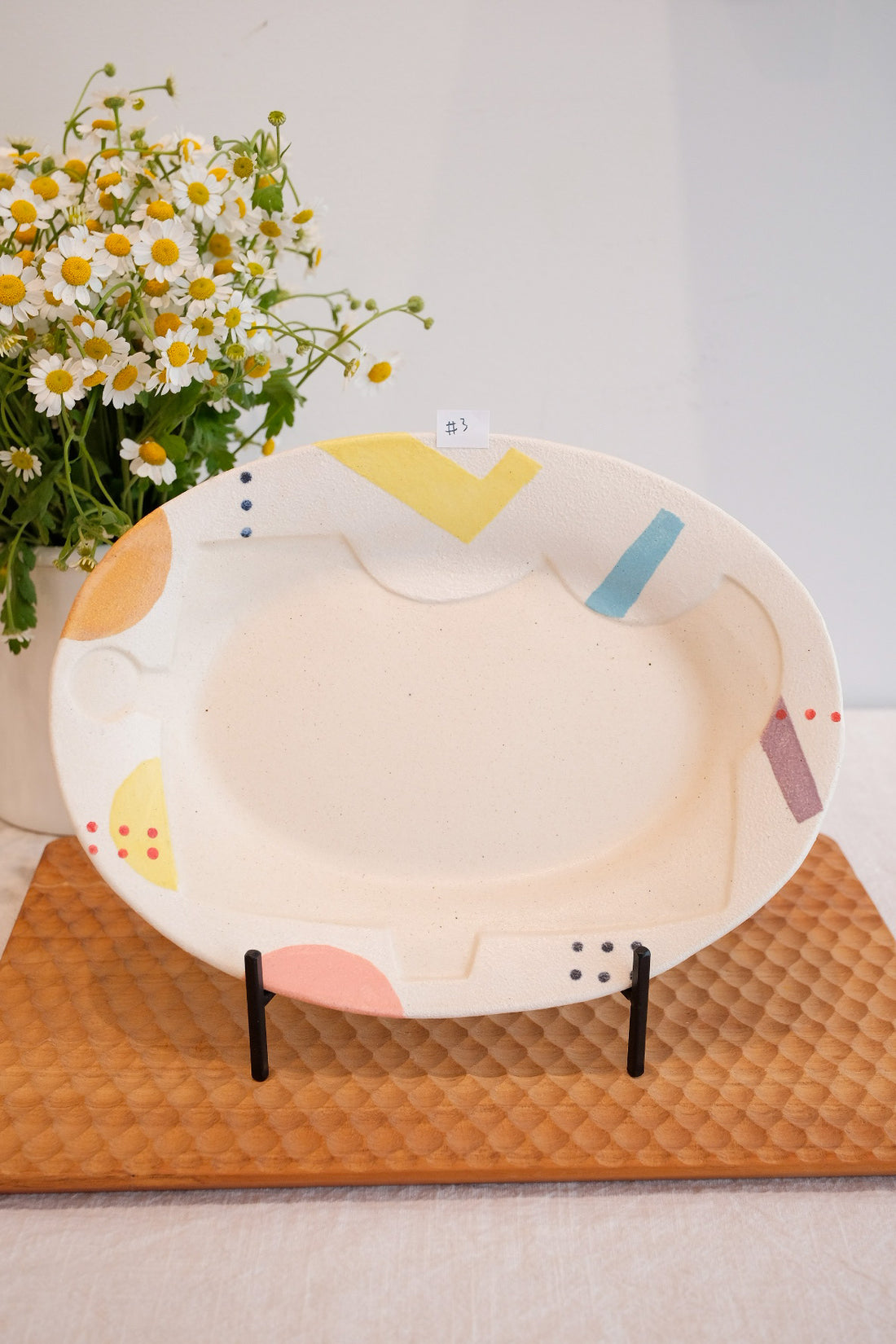 Hacorie 石丸和美 Oval Plate - Geometry HC07