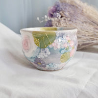 Seto Ware Flower Small Bowl
