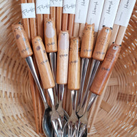Fluffy Natural Wood Spoon 12.5cm