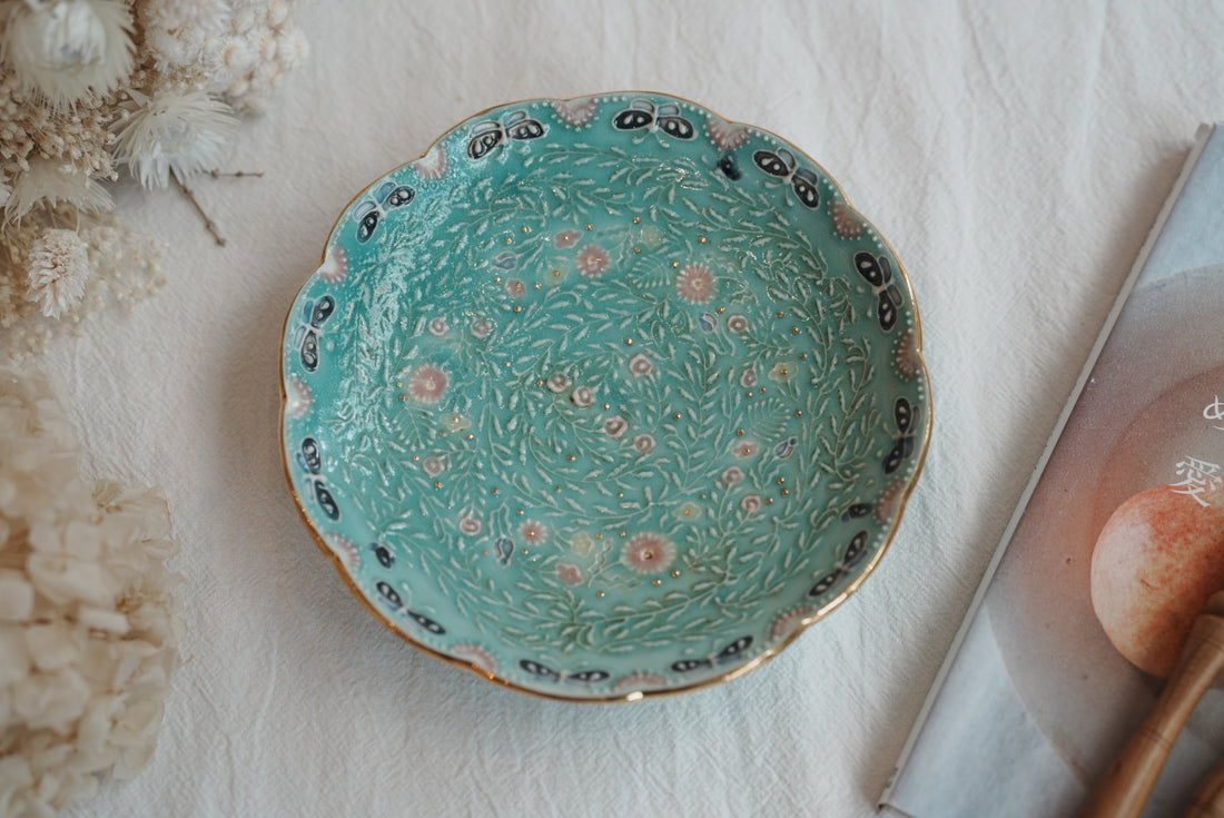 Kimiko Yamamoto 山本貴美子 - 16.5cm Round Plate KY06