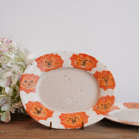 Tomotaro 岡村友太郎 - Lion Oval Plate