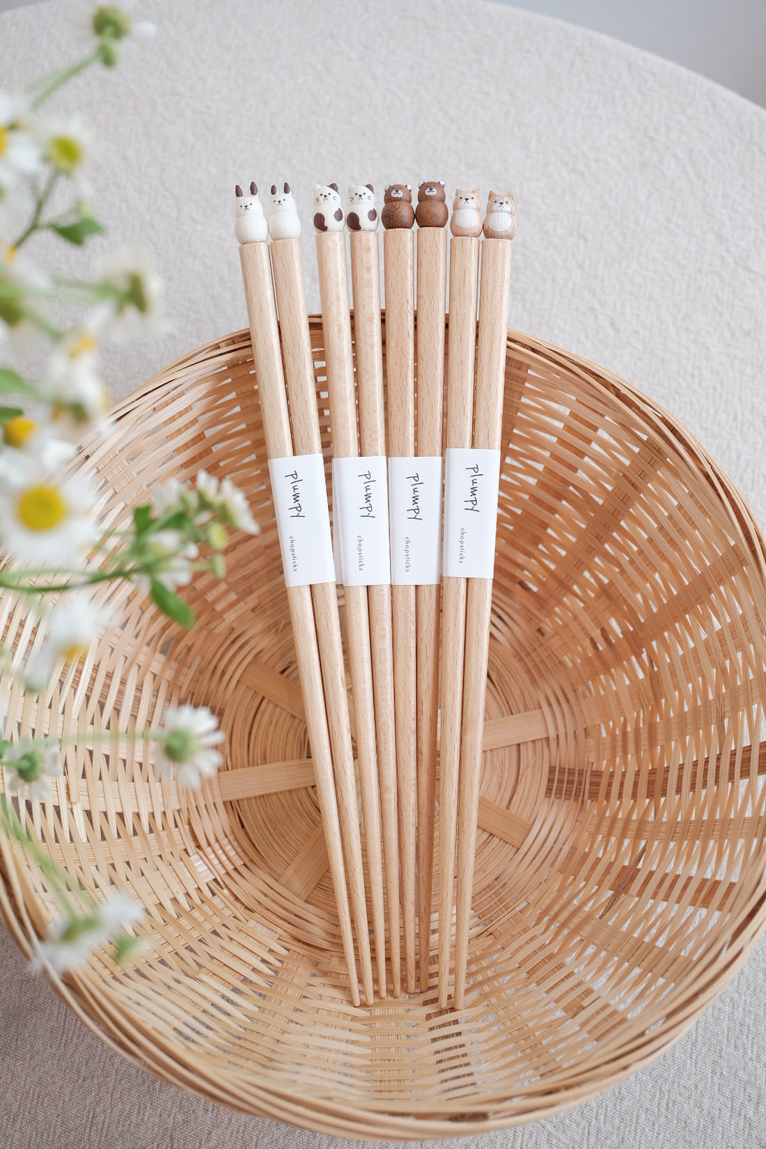 Plumpy Natural Wood Chopsticks