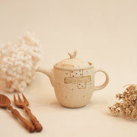 Chiho Yoshida 穗屋工房 Tea Pot - Line & Stars CY17