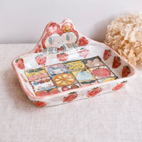 Asako Yamaguchi 山口麻子 Animal Square Deep Plate AI26