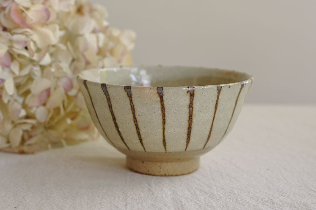 SAKUZAN Kairagi Jussou Stripe Donburi Bowl
