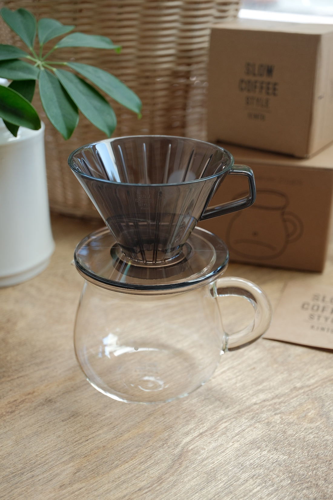 KINTO SCS Plastic Brewer Clear Grey