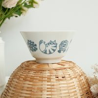 Hasami Ware Rice Bowl Cat Collection