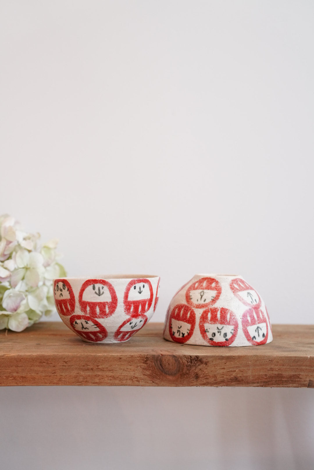 Tomotaro 岡村友太郎 - Daruma Small Rice Bowl