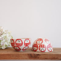 Tomotaro 岡村友太郎 - Daruma Small Rice Bowl
