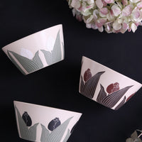 BAIYA Studio Handmade Brownie Tulip Bowl