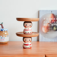Kiezakka 木繪雜貨 Pedestal Plate - Strawberry KZ03