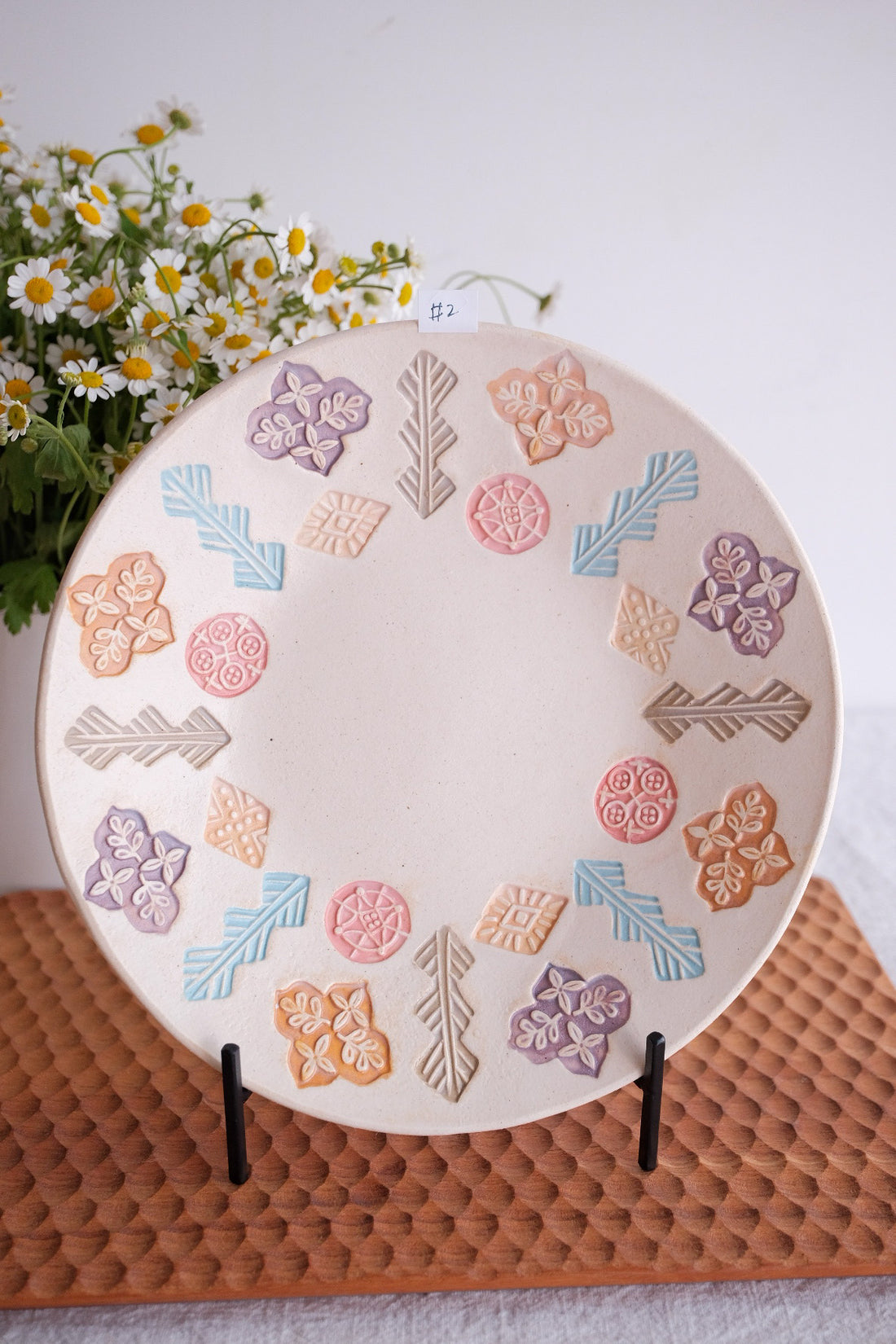 Hacorie 石丸和美 Round Plate - Stamp HC15