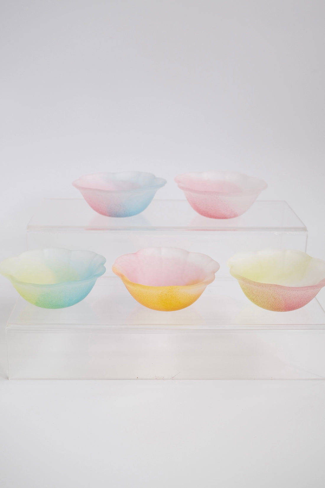 Aika x Iwasawa Glass Handmade Sakura Shaped Glass