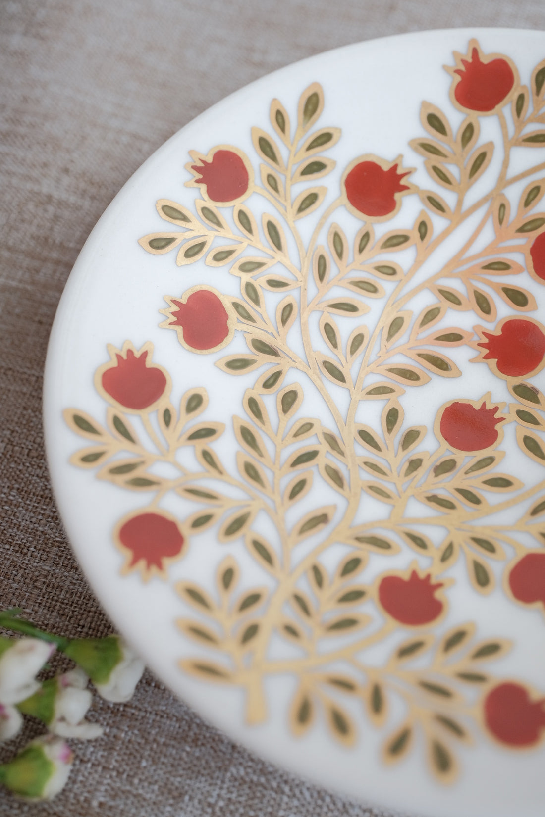 Natsumi Iino 飯野夏實 Saucer - Pomegranate NI003