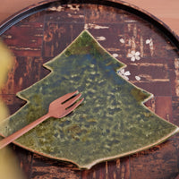 Mino Ware Tree Shape Plate