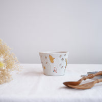 Hamasaka Naoko 浜坂尚子 Hand Painted Gold Deco Free Cup - HN06 #2