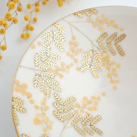 Natsumi Iino 飯野夏實 Gold Decor Small Plate - Mimosa NI002a