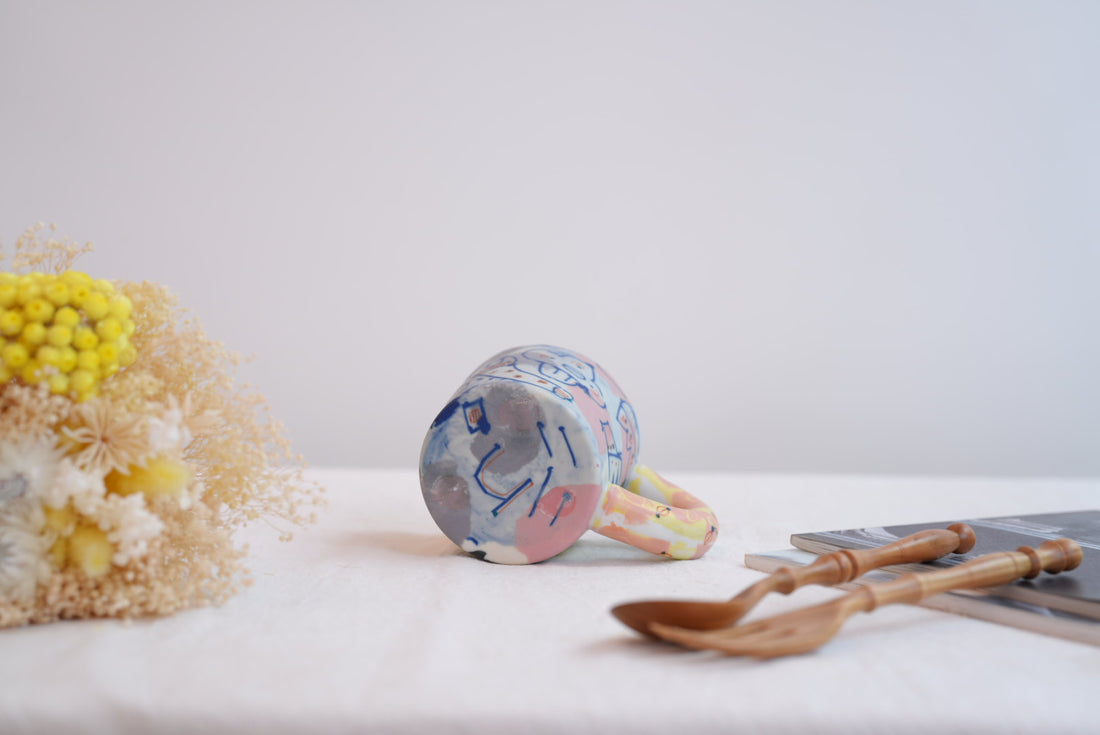 Hamasaka Naoko 浜坂尚子  Hand Painted Mug - HN02 #2