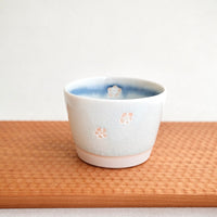 Mino Ware Sakura Free Cup and Plate