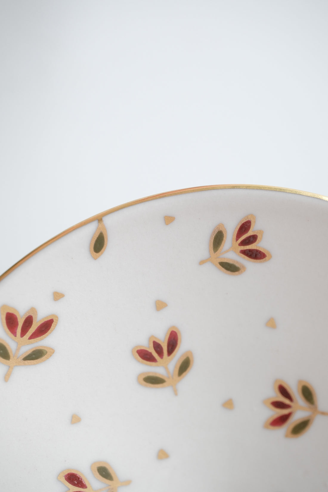 Natsumi Iino 飯野夏實 Gold Decor Small Plate - Small Flower NI002c